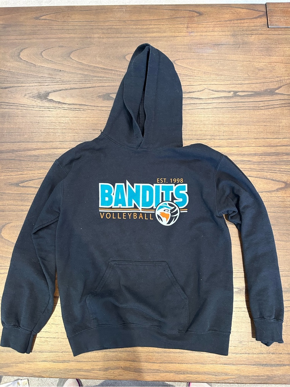 South County Bandits Volleyball Black Ladies Small Hoodie